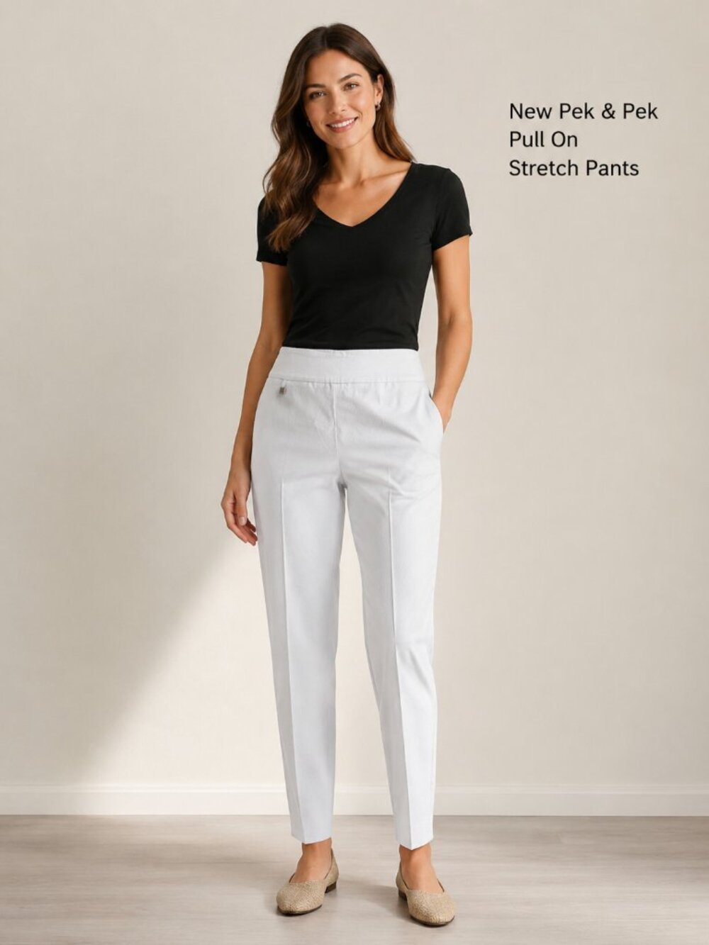 New Pek &Pek Pull On Stretch Pants